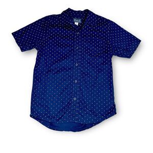 The Children's Place Boys Poplin Short Sleeve Button Down Shirt Size Medium 7/8
